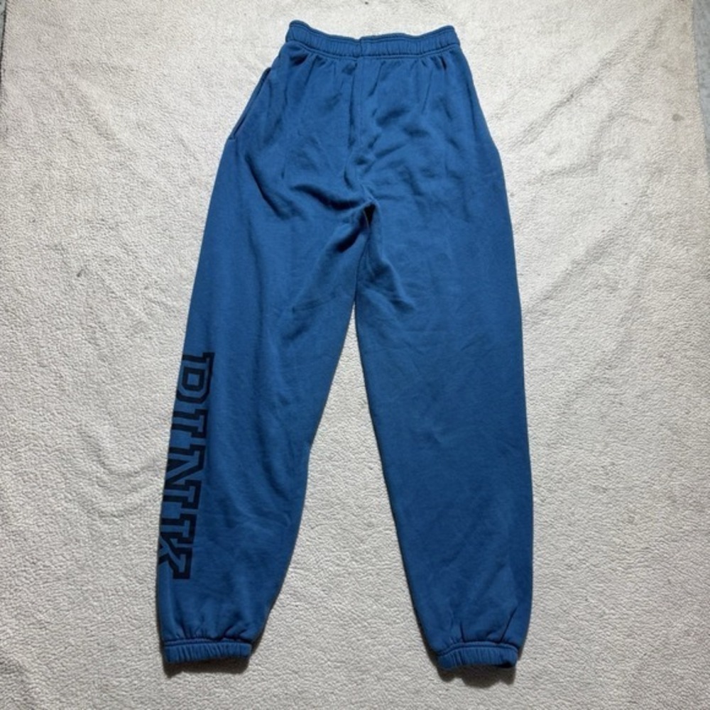 Pink Victoria Secret Hoodie Sweatpants Set Womens XS Blue Fleece Casual Comfort - Picture 15 of 16